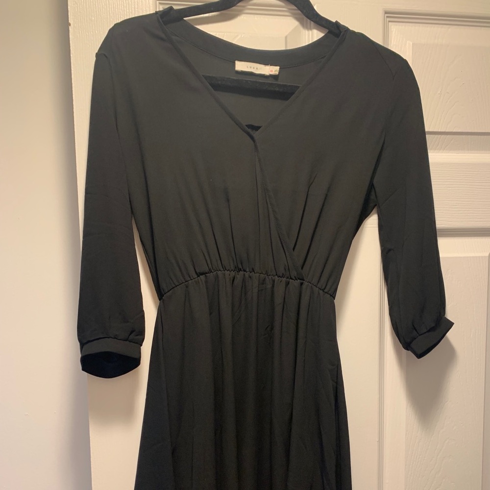 Black long sleeve dress